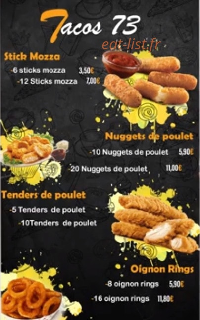 Tacos 73 — carte page 6