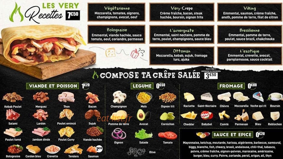 Very Crêpe — carte page 1