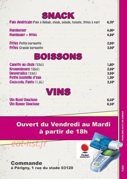L' instant pizz — carte page 3