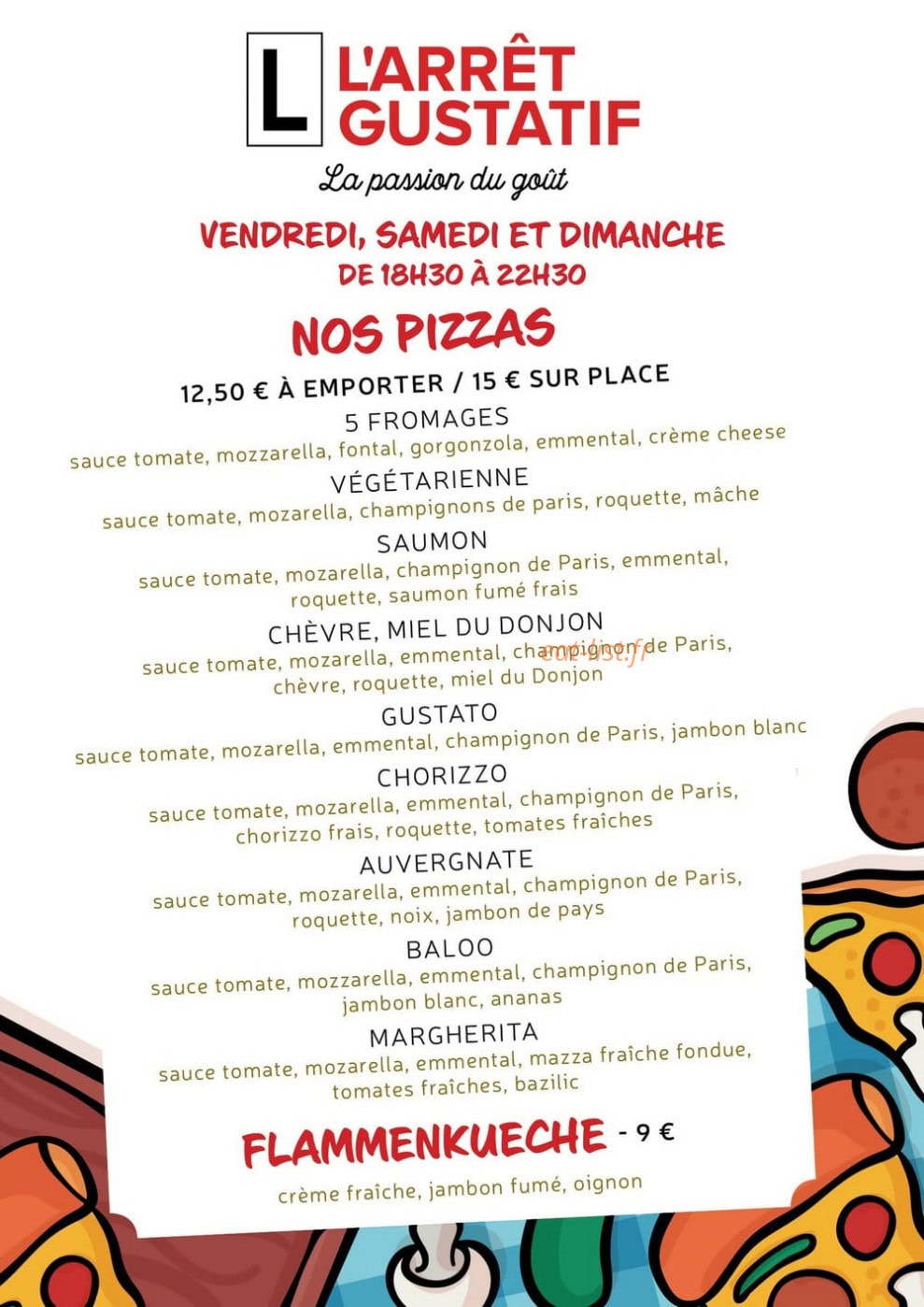 L'arrêt gustatif — carte page 1