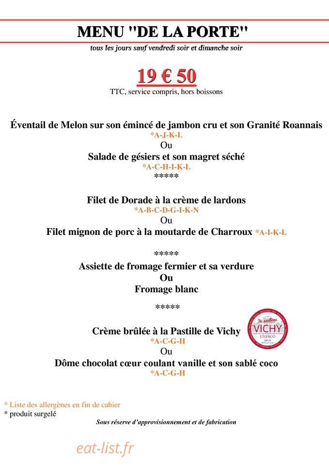 Le Bourgogne — carte page 1