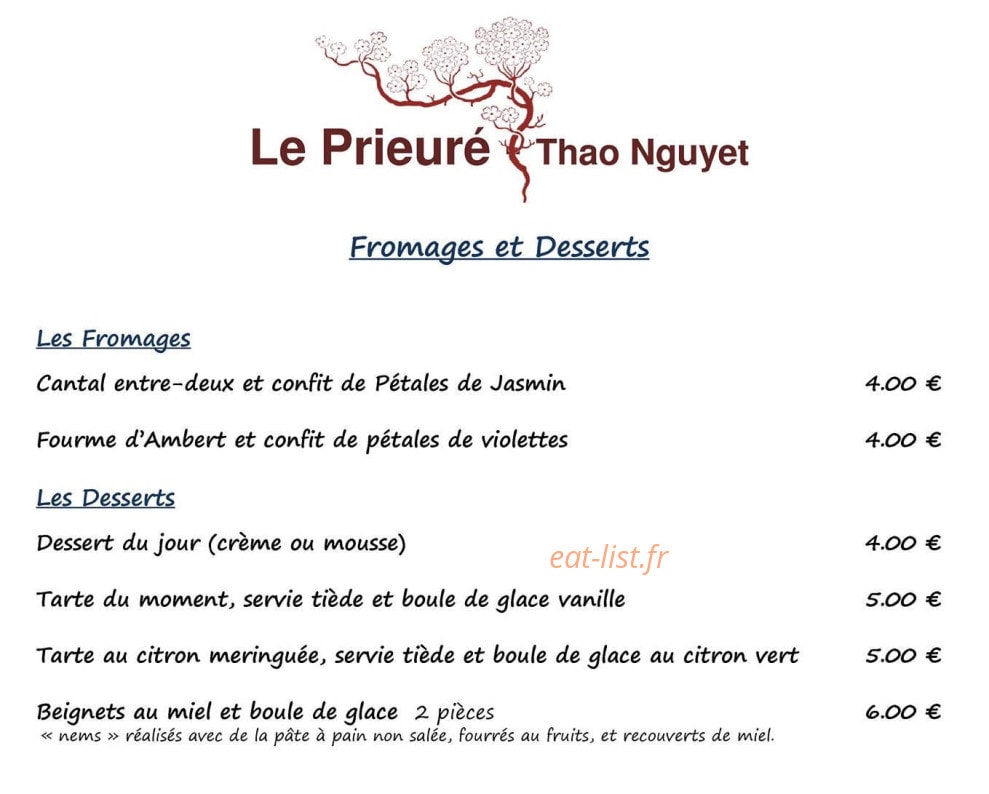 Le Prieuré — carte page 3