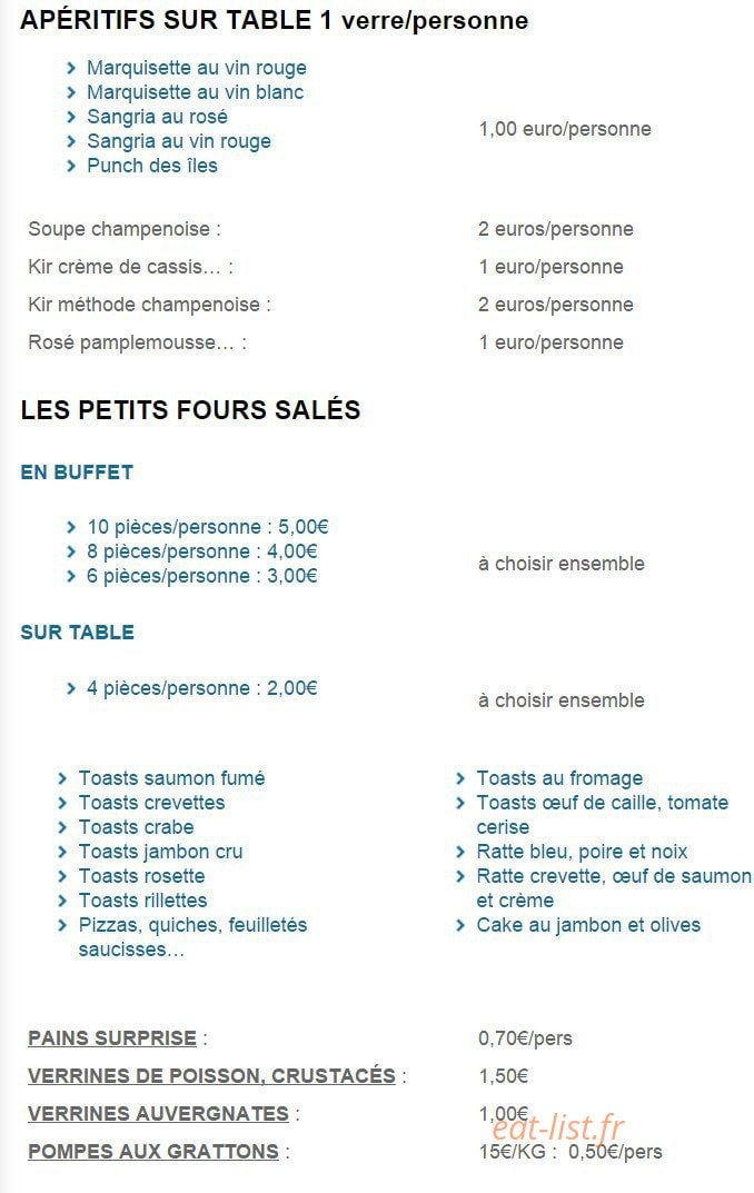 La Truffade du Saint-Eloi — carte page 11