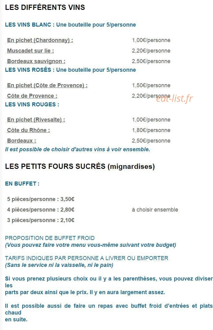 La Truffade du Saint-Eloi — carte page 12