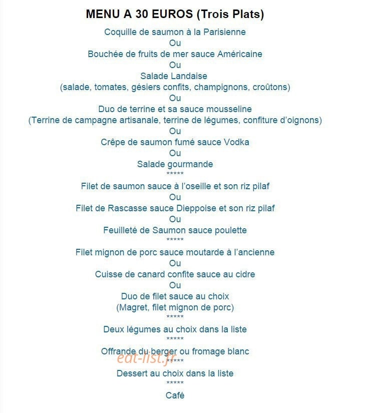 La Truffade du Saint-Eloi — carte page 18