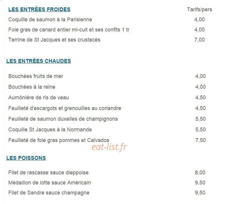 La Truffade du Saint-Eloi — carte page 6