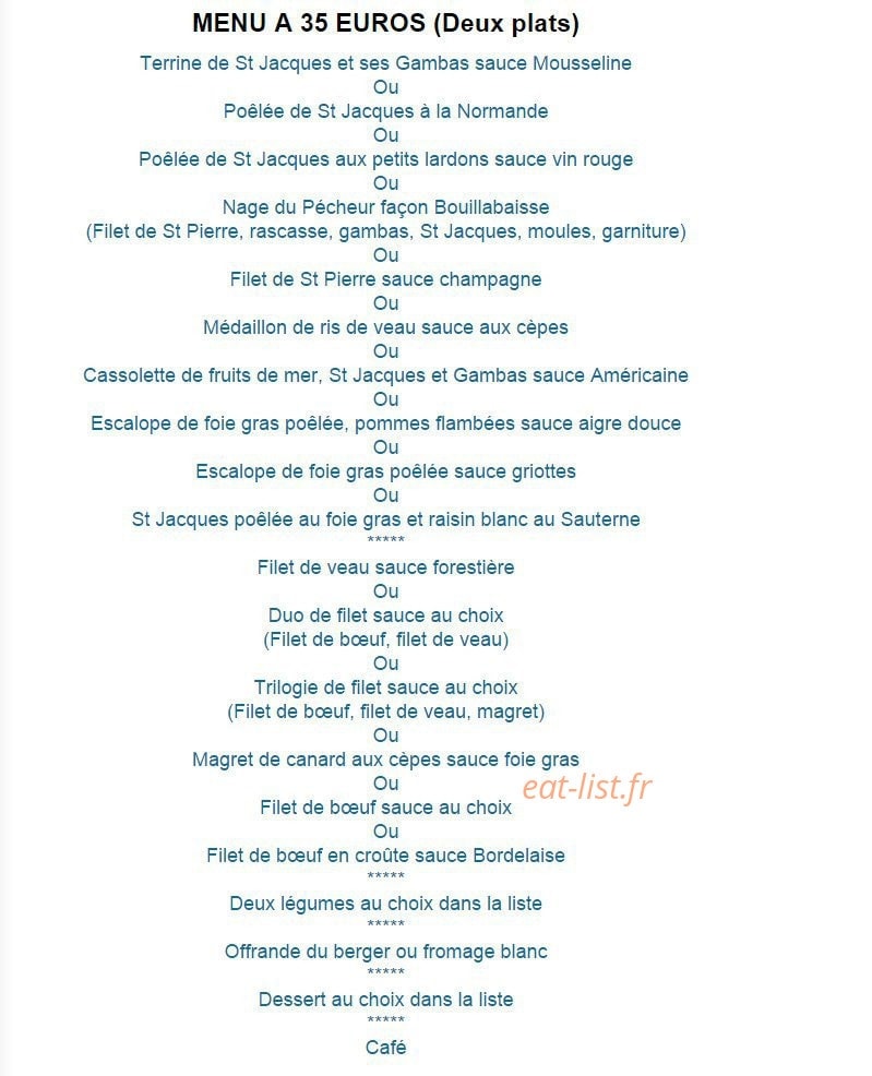 La Truffade du Saint-Eloi — carte page 19
