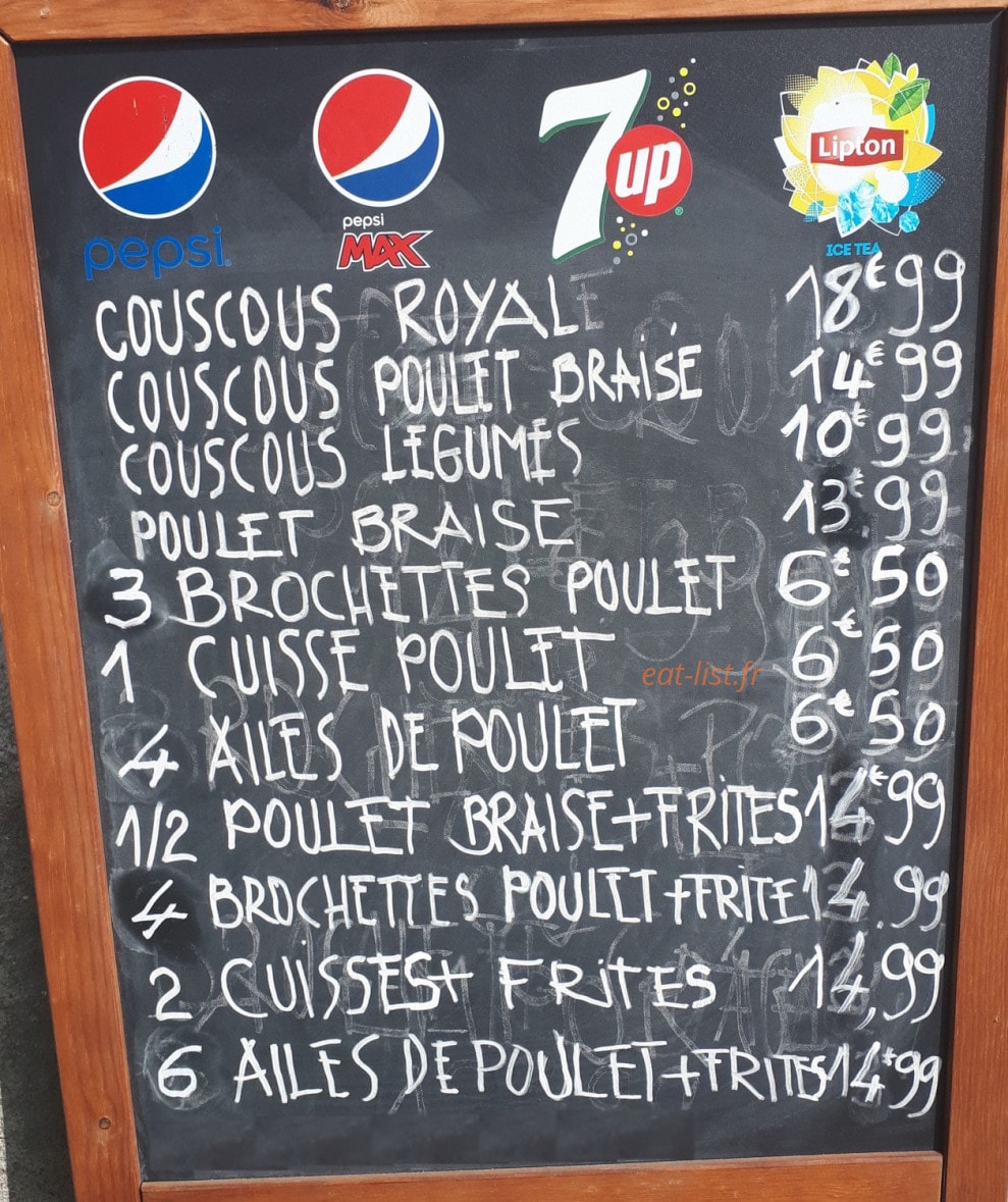 O'Chicken Braise — carte page 2