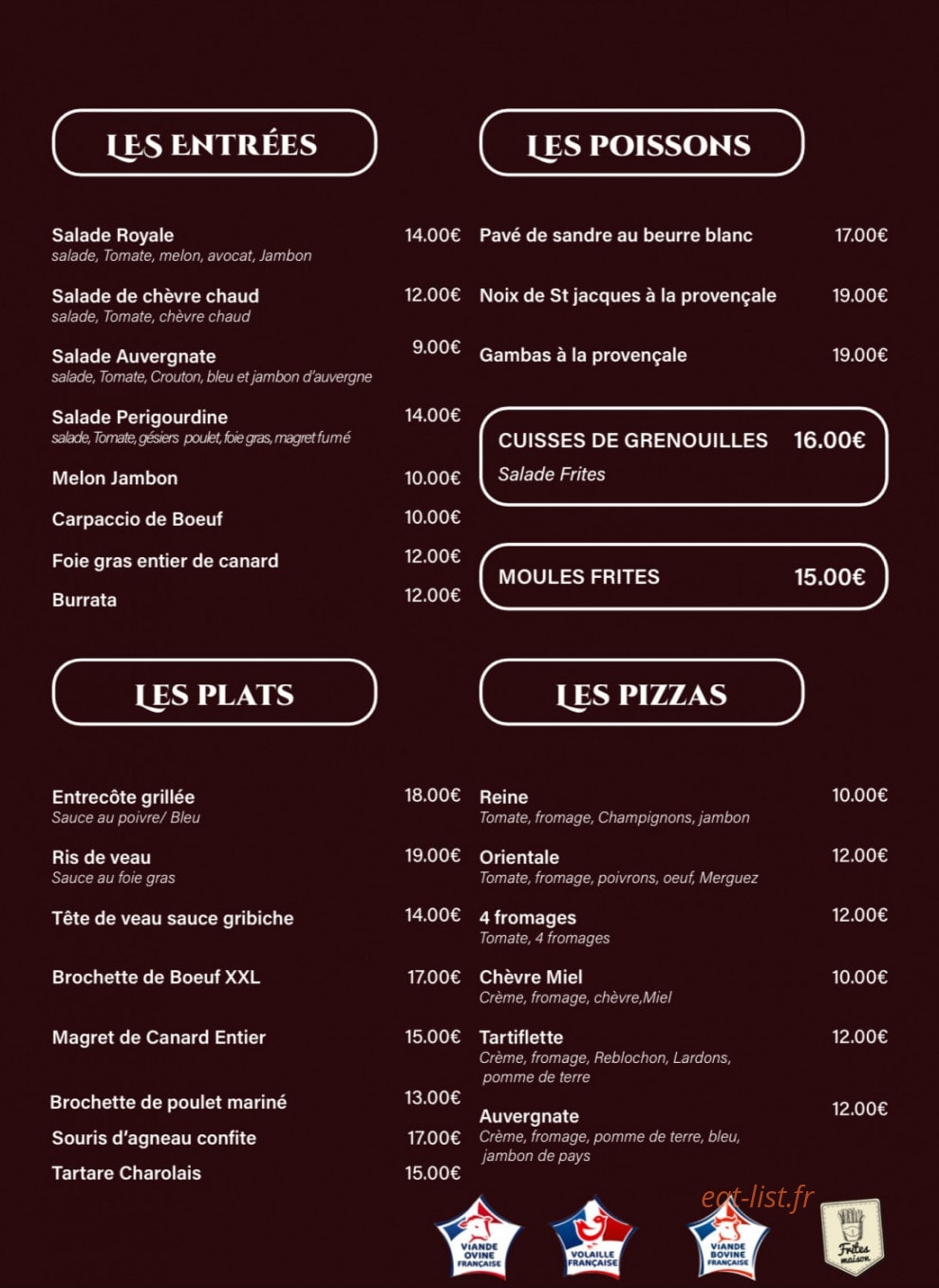 Les Landiers — carte page 1