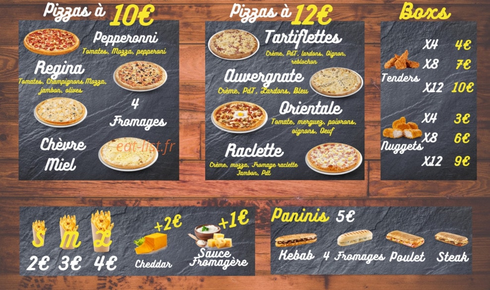 Tic'Tacos — carte page 3