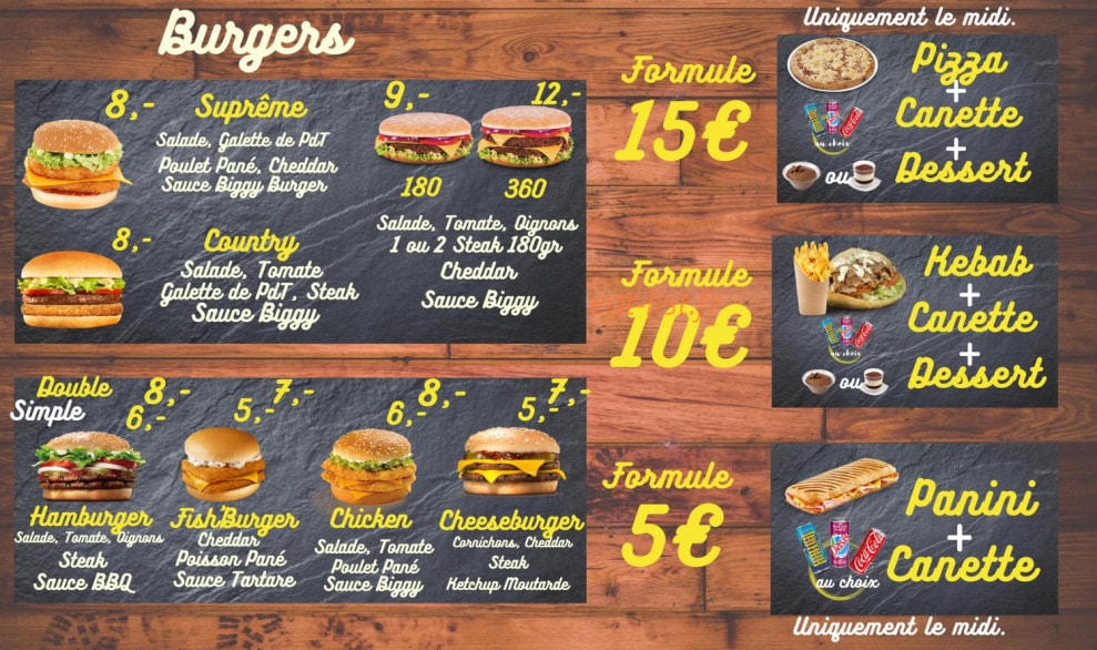 Tic'Tacos — carte page 2
