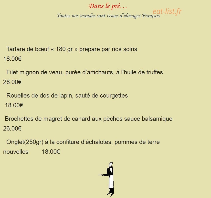 Brasserie du Casino — carte page 5