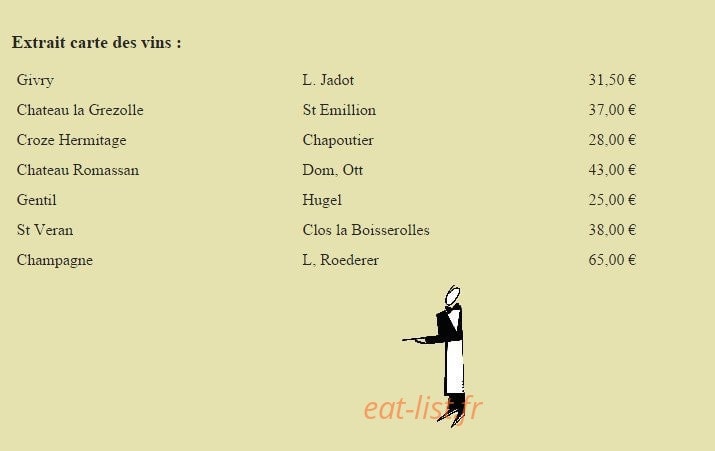 Brasserie du Casino — carte page 7