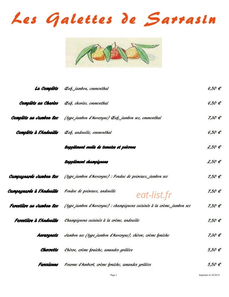 clémentine — carte page 1