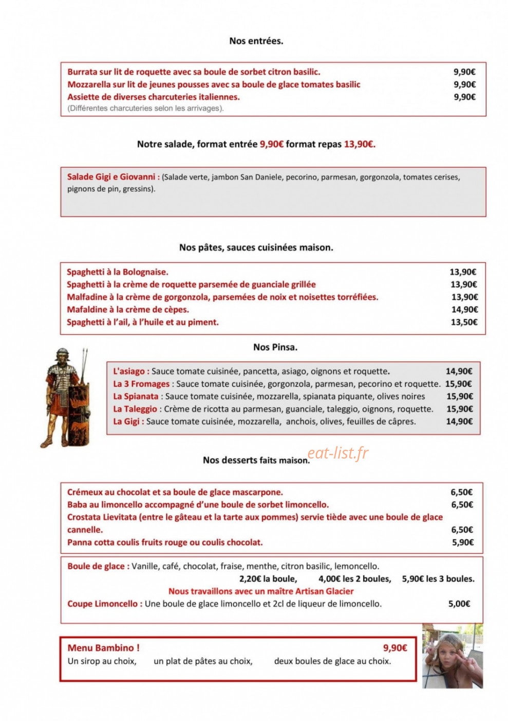 Gigi e Giovanni — carte page 1
