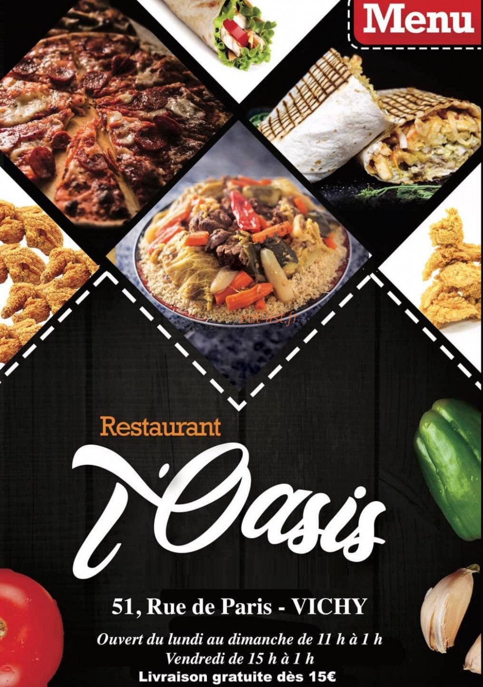 L'Oasis — carte page 1