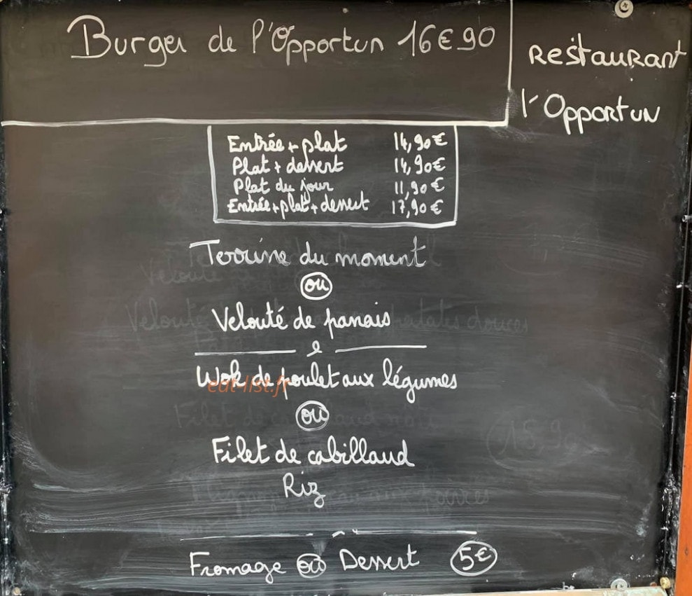 L’Opportun — carte page 1
