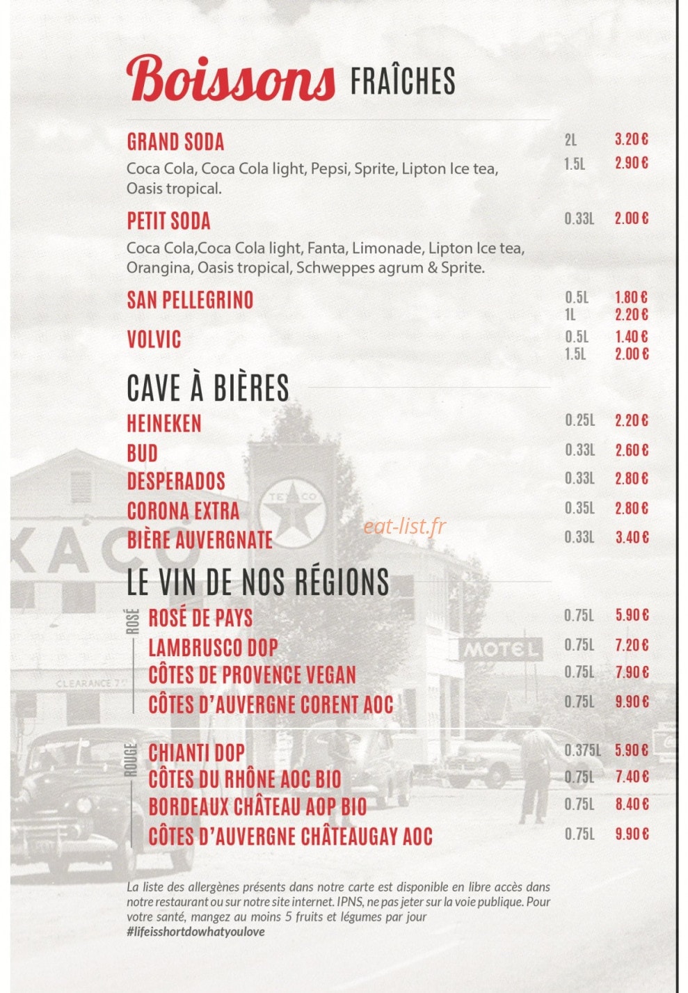La Fabrique à Pizzas — carte page 6