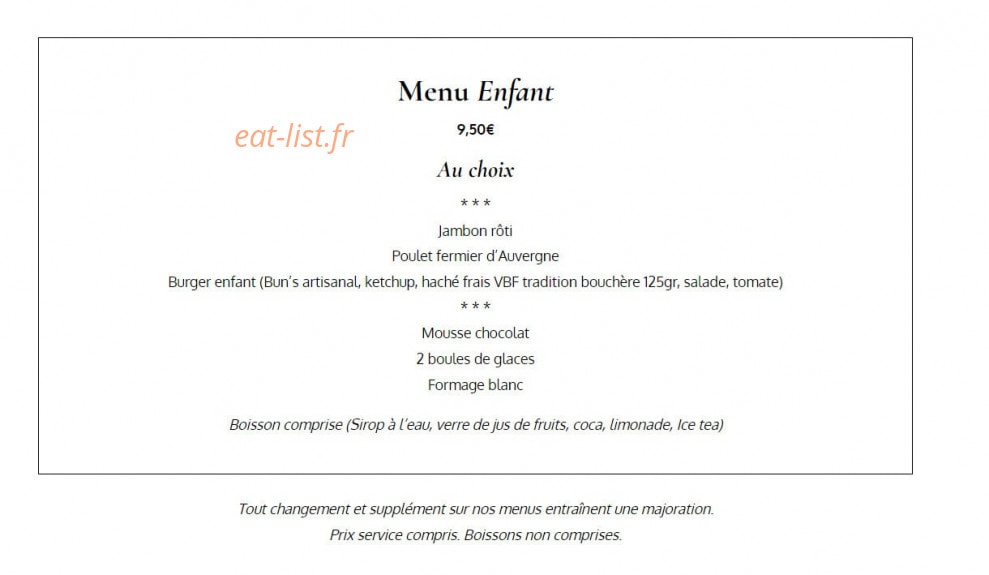 La Rôtisserie — carte page 11