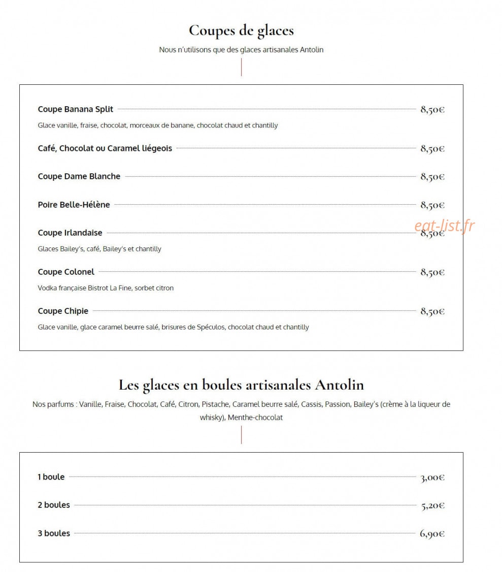 La Rôtisserie — carte page 13