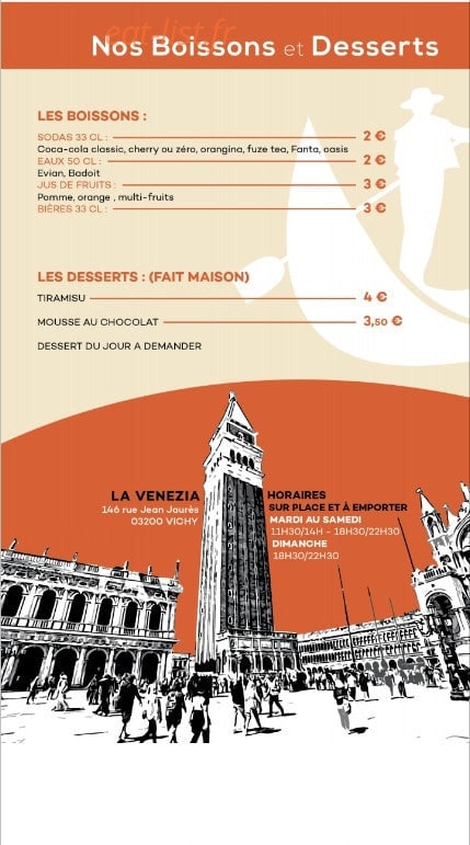 La venezia — carte page 2