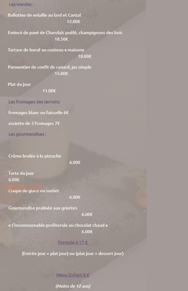 La Veranda — carte page 2