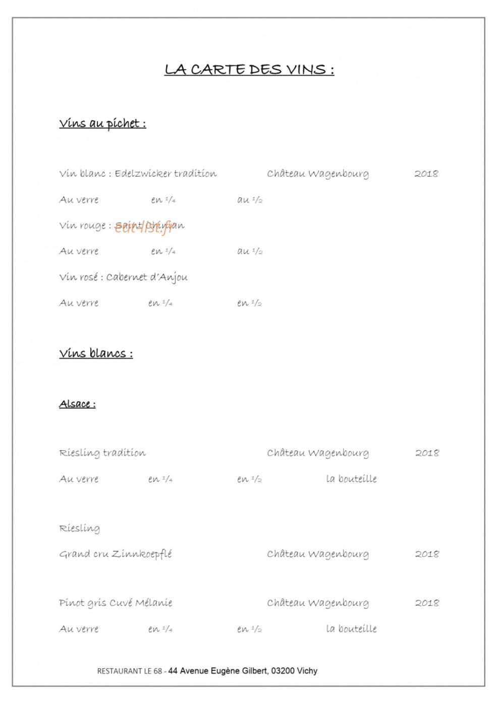 Le 68 — carte page 4