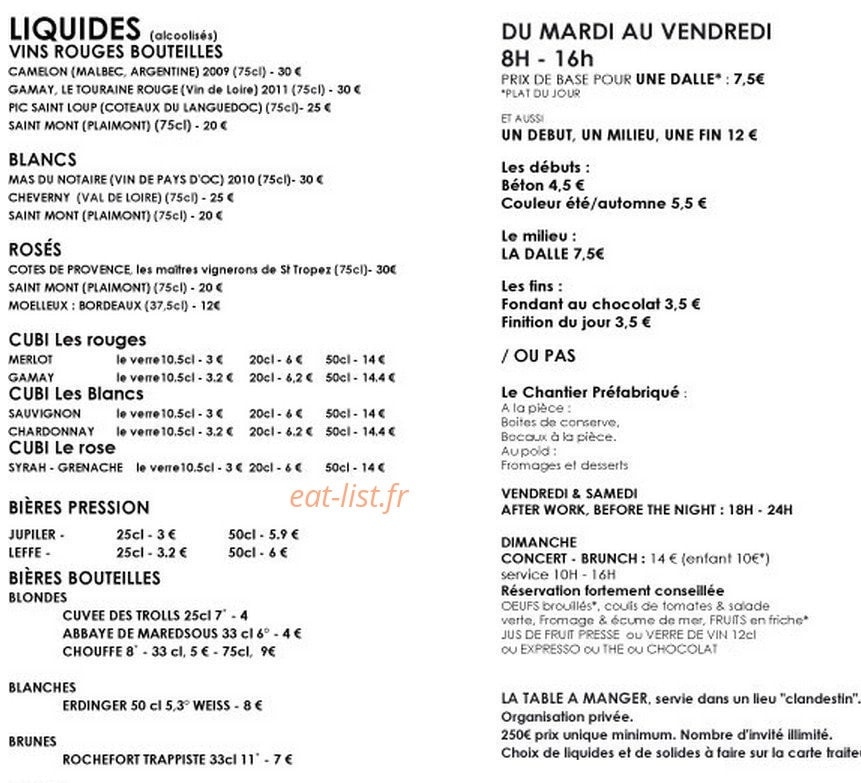 Le Chantier — carte page 3