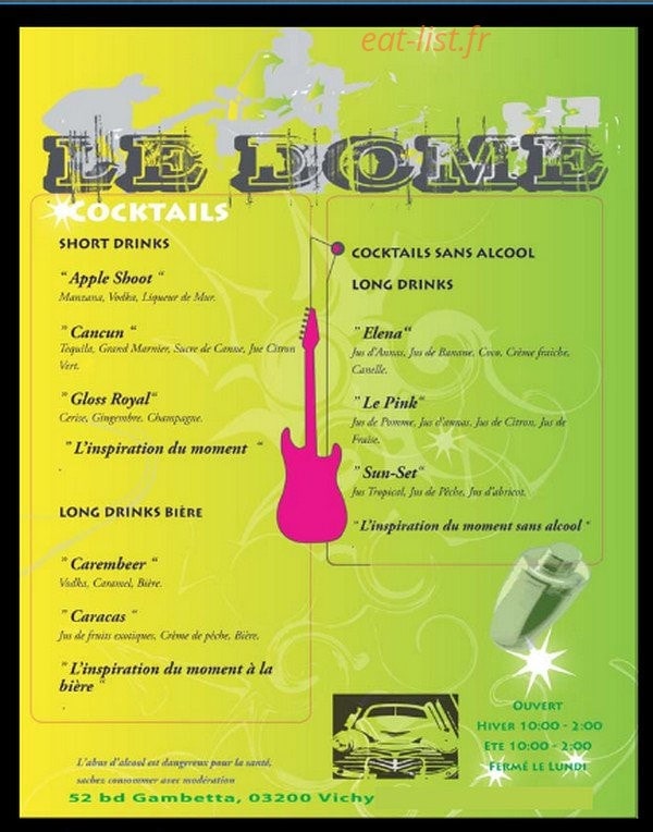 Le Dôme — carte page 3