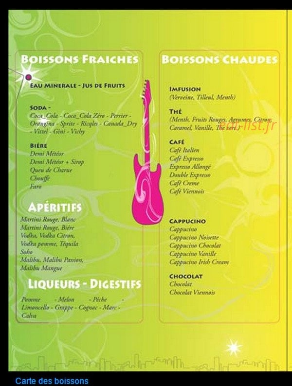Le Dôme — carte page 1
