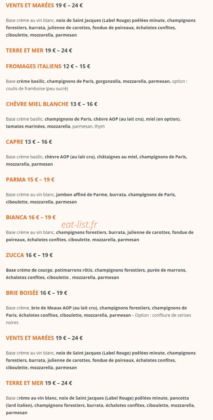 Le Florencia — carte page 5