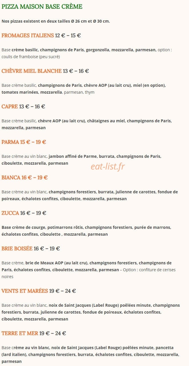 Le Florencia — carte page 1