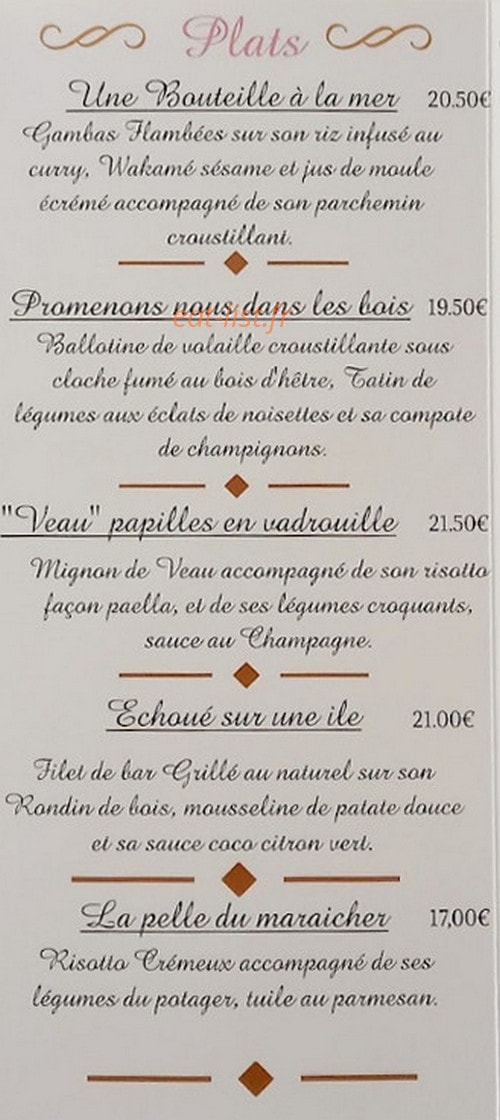 Le p'tit montmartre — carte page 2