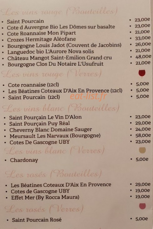 Le p'tit montmartre — carte page 4