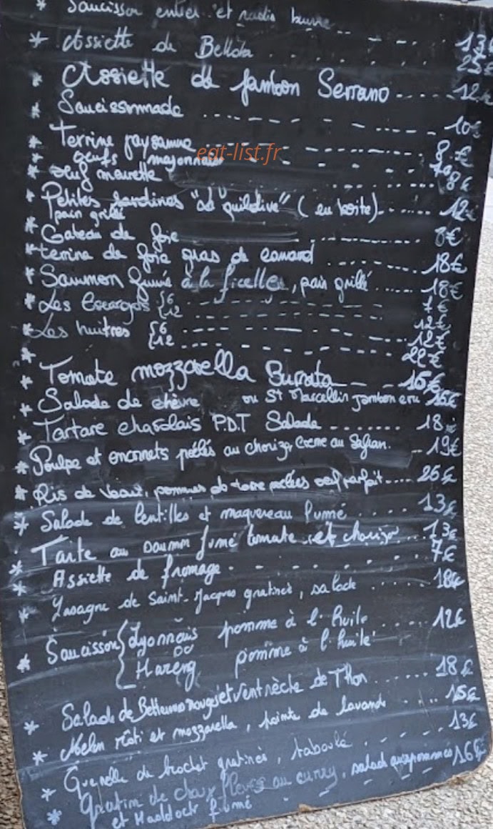 Le Poulailler — carte page 1