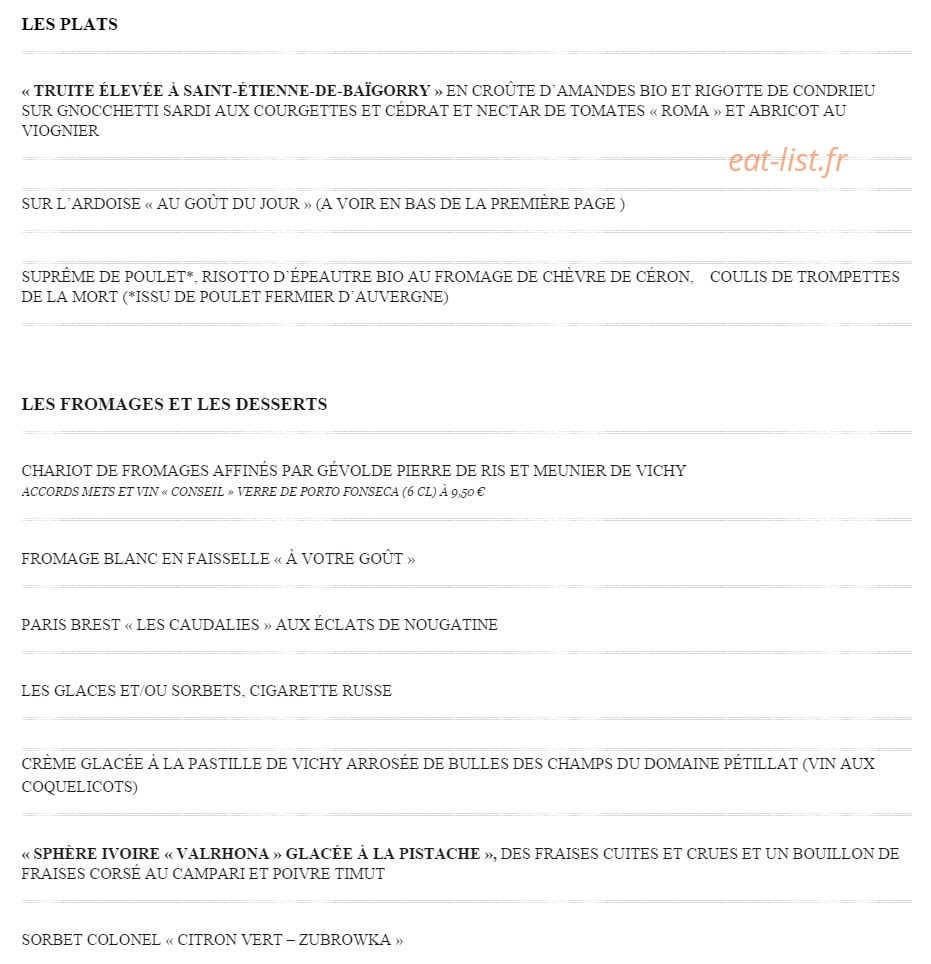 Les Caudalies — carte page 8