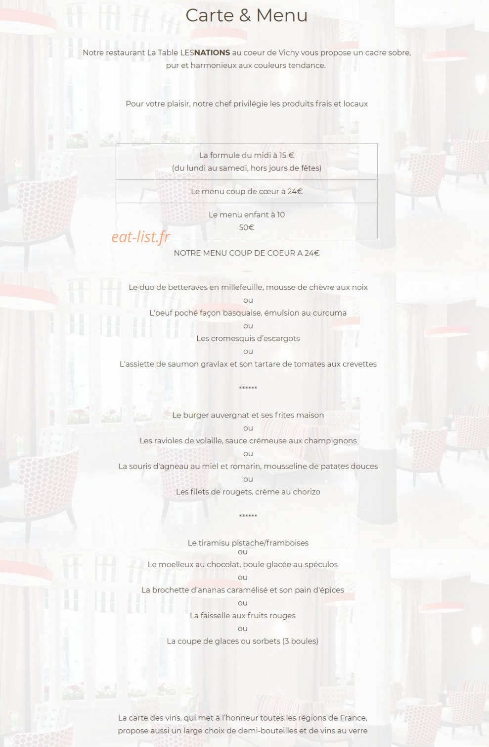 Les Nations — carte page 1