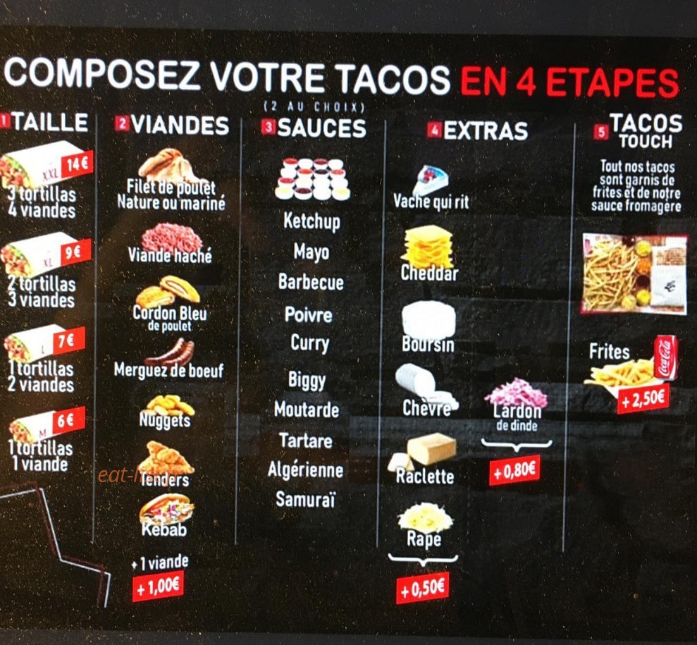 Locoom Burger — carte page 3