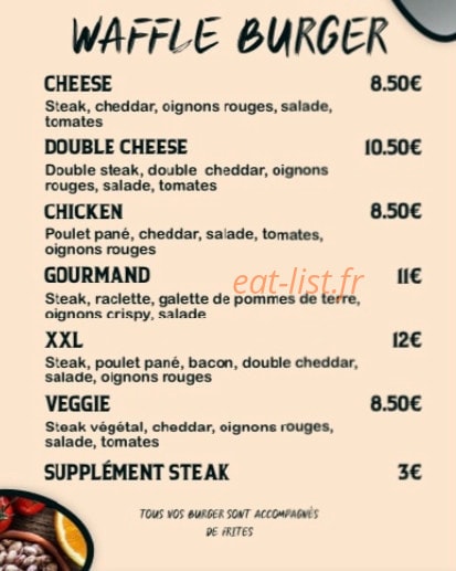 O’La Crepe — carte page 3