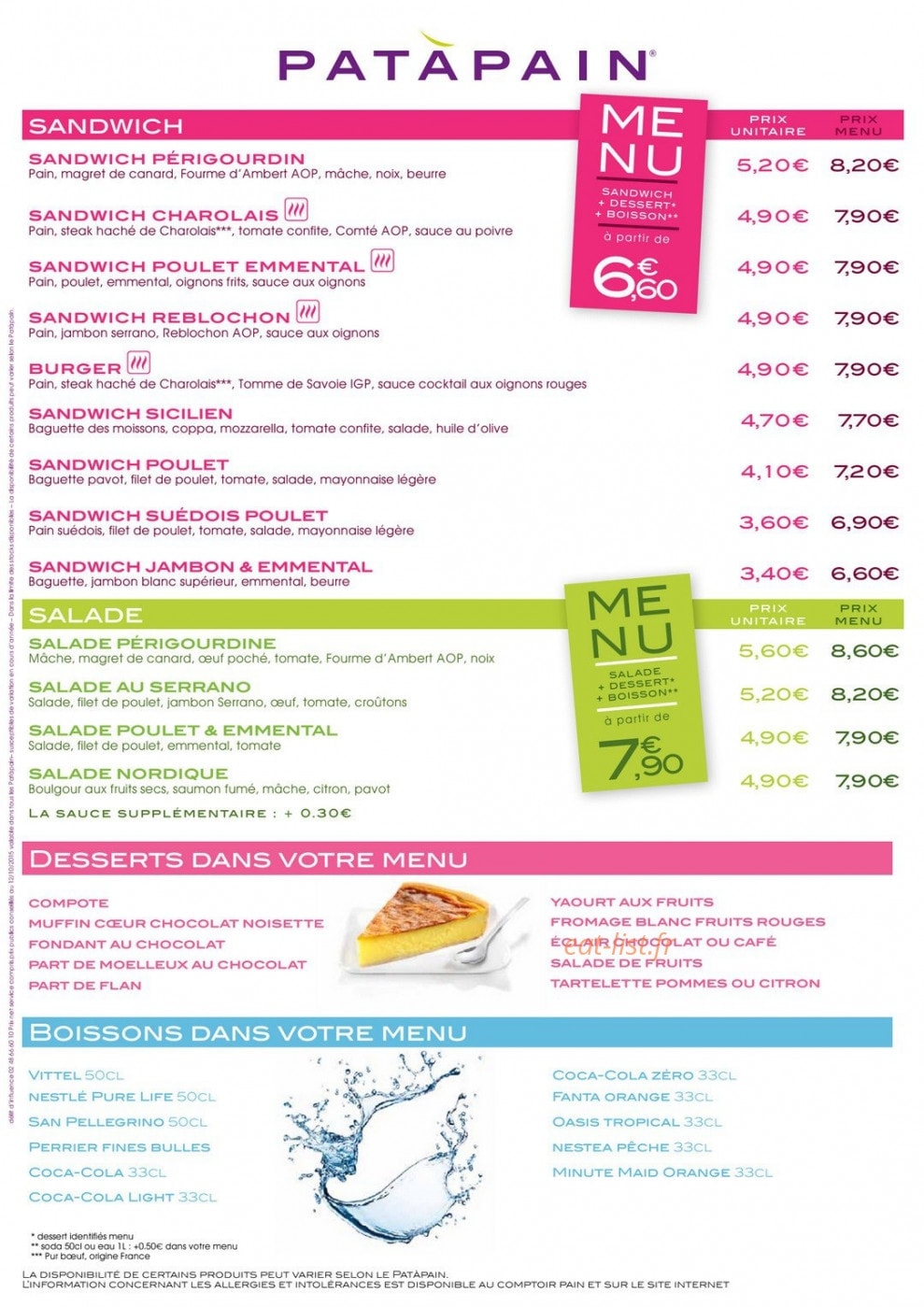 Patàpain — carte page 1
