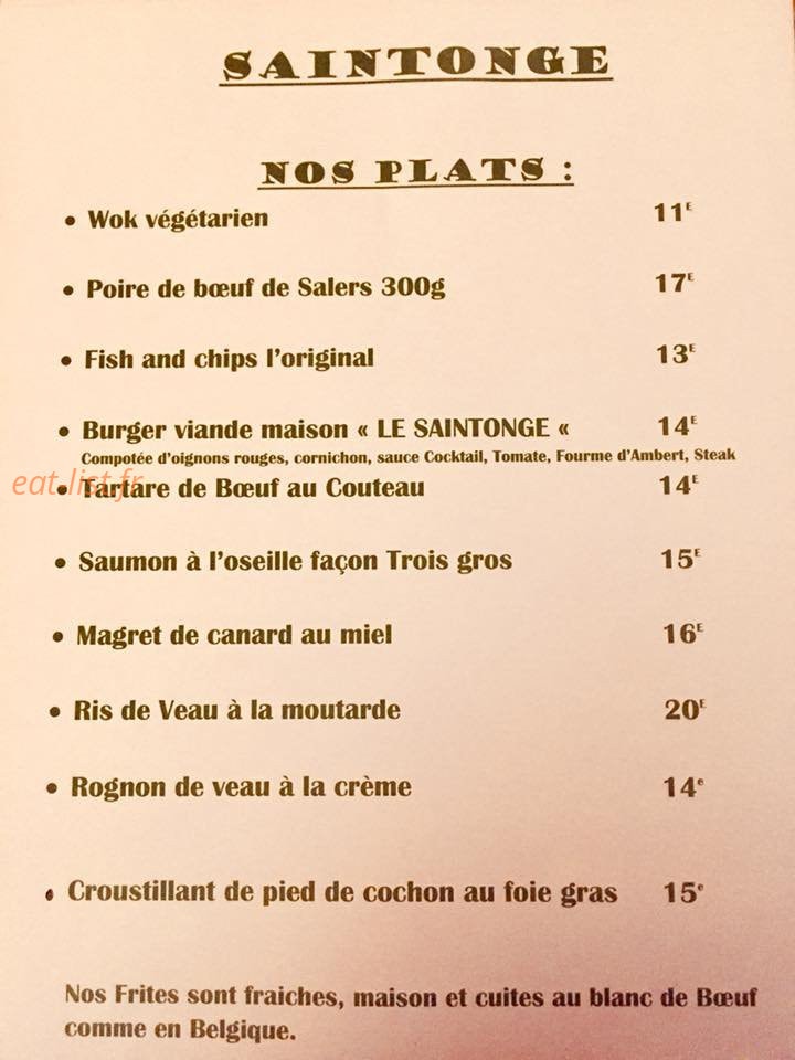 Saintonge — carte page 1