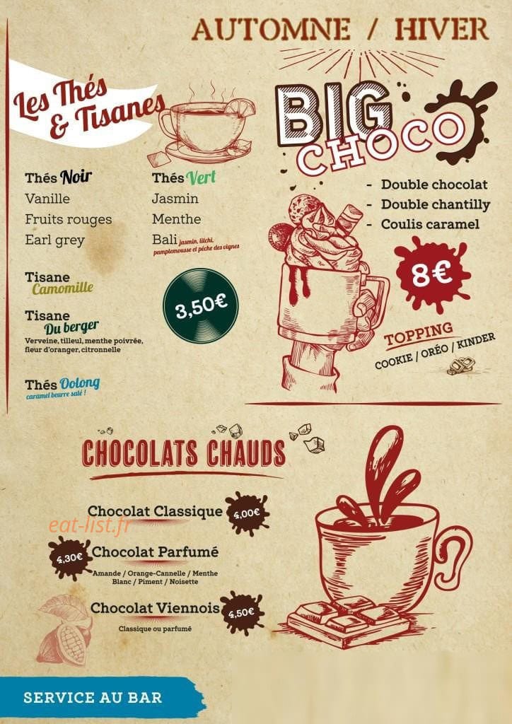 Venus Barista — carte page 6
