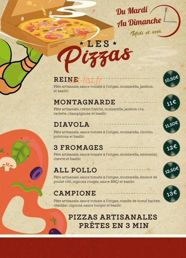 Venus Barista — carte page 2