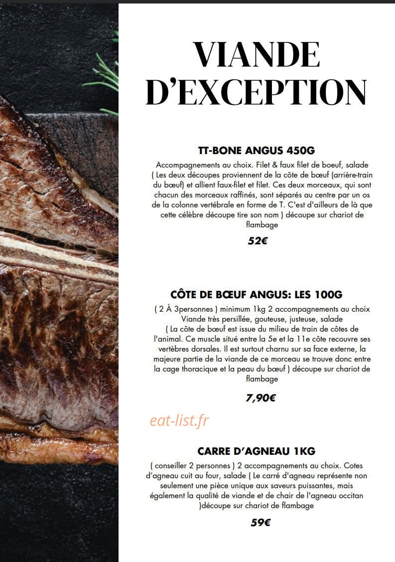 Wagyu — carte page 7