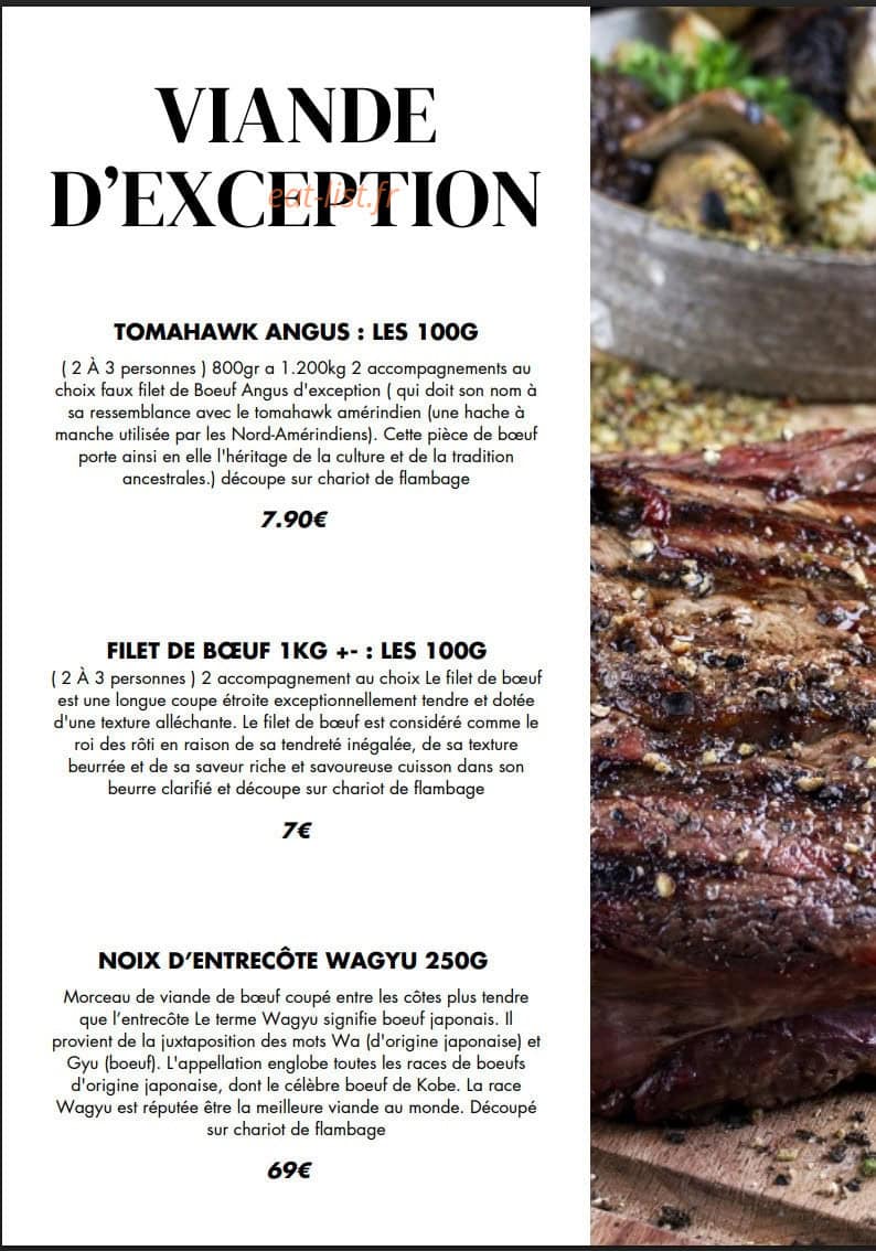 Wagyu — carte page 8