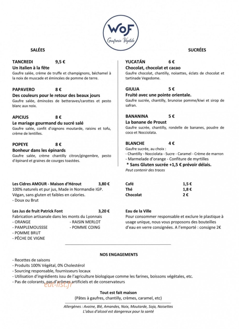 WOF — carte page 1