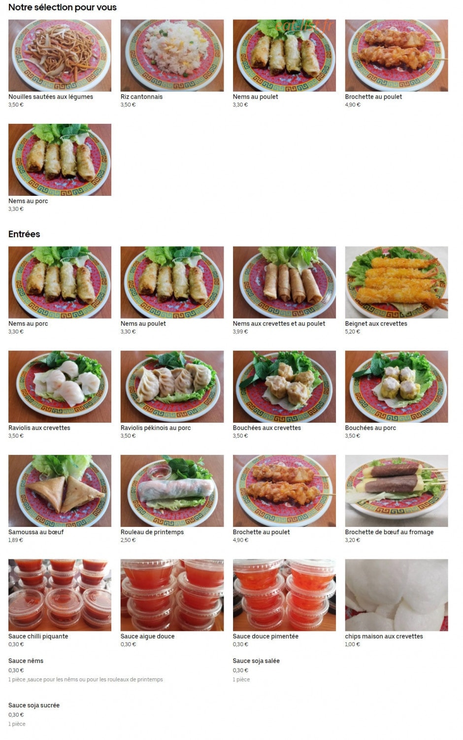 Xin Xin — carte page 1