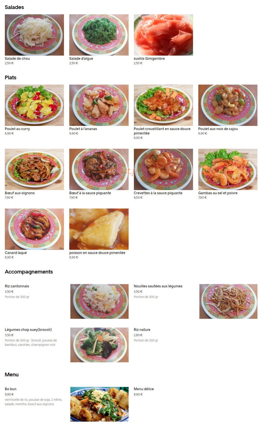 Xin Xin — carte page 2