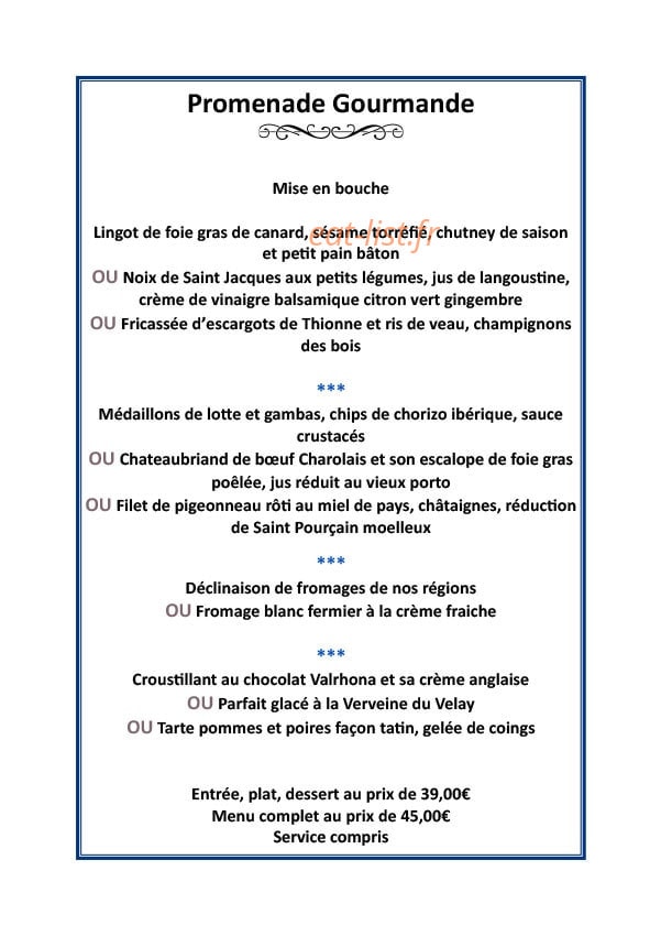 Hôtel de Paris — carte page 4