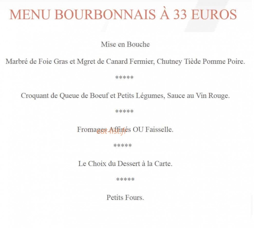 Le Goût des Choses — carte page 4
